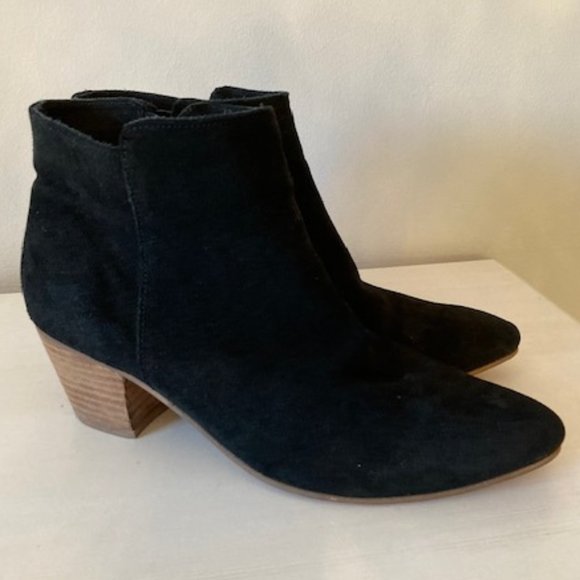 Black Leather Ankle Boots - Picture 3 of 12